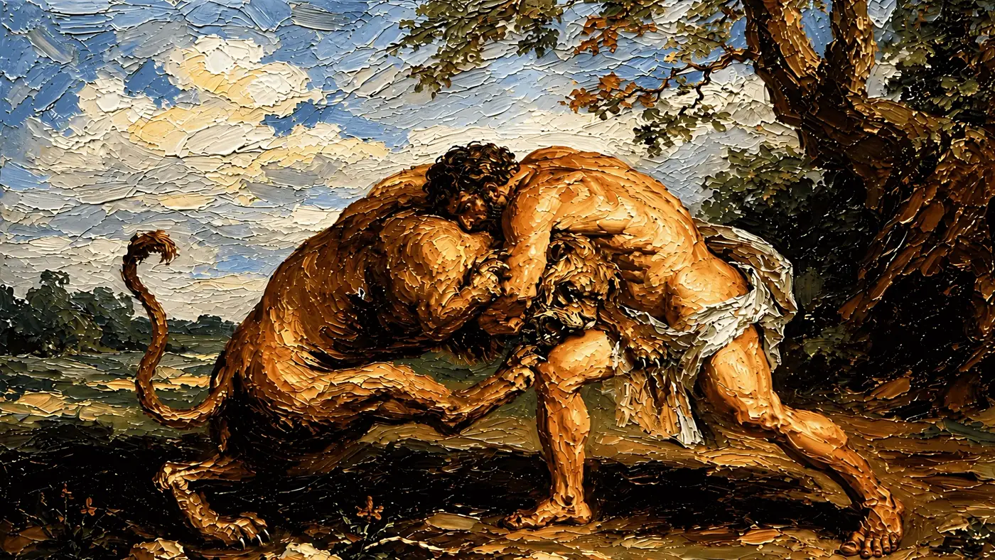 Hércules e o leão